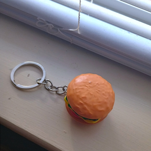Cheese Burger Keychain - Picture 2 of 2